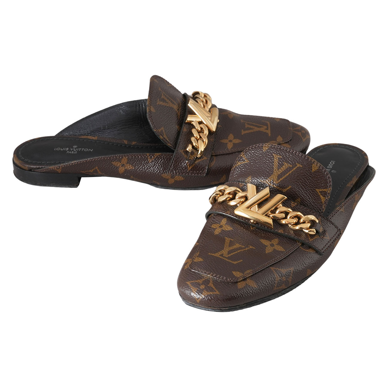 LOUIS VUITTON(USED)루이비통 모노그램 LV 로퍼 #36.5